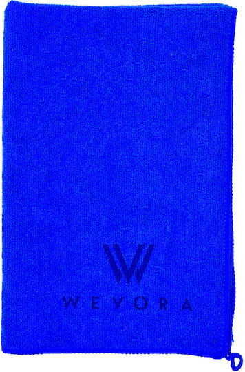 Wevora Кърпа Микрофибърни Почистване Автомобил 350gsm Син 60x40cm