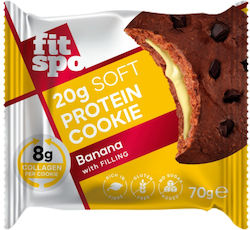 Fit Spo Μπισκότα Πρωτεΐνης με Κομματάκια & Γέμιση Χωρίς Ζάχαρη 70gr