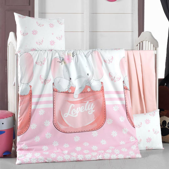 Beauty Home Seturi de cearșafuri pentru bebeluși Pentru Patut Bumbac Bej Multicolore 100x150buc 4buc