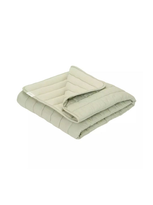 Little Dutch Cot Bed Duvet Green Sage 110x140cm TE13014034