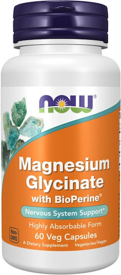 Now Foods Magnesium Glycinate With Bioperine 60 caps
