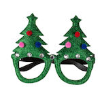 Christmas Tree Glasses Green with Tree Pattern ...