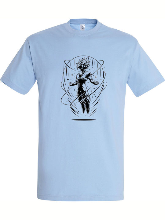 kirikoko T-shirt Dragon Ball Hellblau Baumwolle
