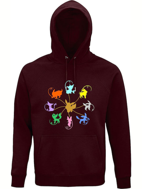 Eevee Evolution Pokemon Kapuzenpulli Pokemon Bu...