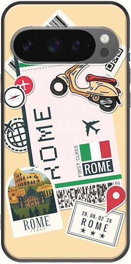 Ticket To Rome Google Pixel 9 5g Black TPU Black Silicone