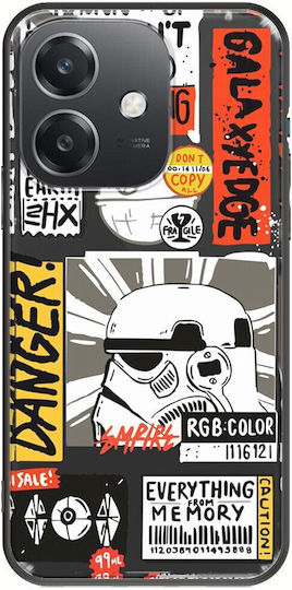 Star Wars Stormtrooper Oppo A40 Black Tpu Μαύρη Σιλικόνη