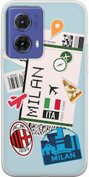 Ticket To Milan Motorola Moto G85 5g Flexible Tpu Διάφανη Σιλικόνη