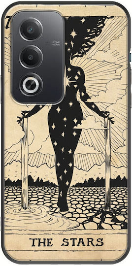 Tarot Cards Stars Oppo A80 5g Black TPU Black Silicone