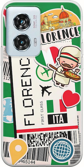 Ticket To Florence Motorola Edge 50 Fusion 5g Flexible Tpu Διάφανη Σιλικόνη