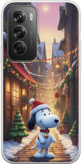 Desene Animate de Crăciun Snoopy Oppo Reno 12 Pro 5g TPU Flexibil Silicon Transparent