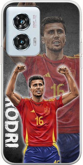 Euro 2024 Rodri Motorola Edge 50 Fusion 5g Flexible Tpu Διάφανη Σιλικόνη