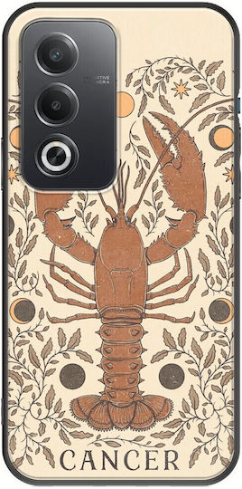 Zodiac Cancer Oppo A80 5g Black Tpu Μαύρη Σιλικόνη