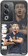 Fußballstars Kylian Mbappé Frankreich Oppo A80 5G Schwarzes TPU Schwarzes Silikon