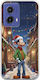 Xmas Cartoons Goofy Motorola Moto G85 5G Flexible TPU Transparent Silicone