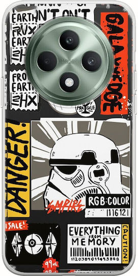 Star Wars Stormtrooper Oppo Reno 12 F 5G Flexibles TPU Transparentes Silikon