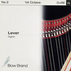 Bow Brand Χορδή Άρπας Nylon Lever Ρε D 1ης Οκτάβας