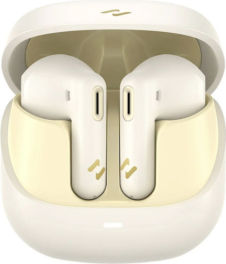Havit TW905 Earbud Bluetooth Handsfree Ακουστικά με Θήκη Φόρτισης Μπεζ