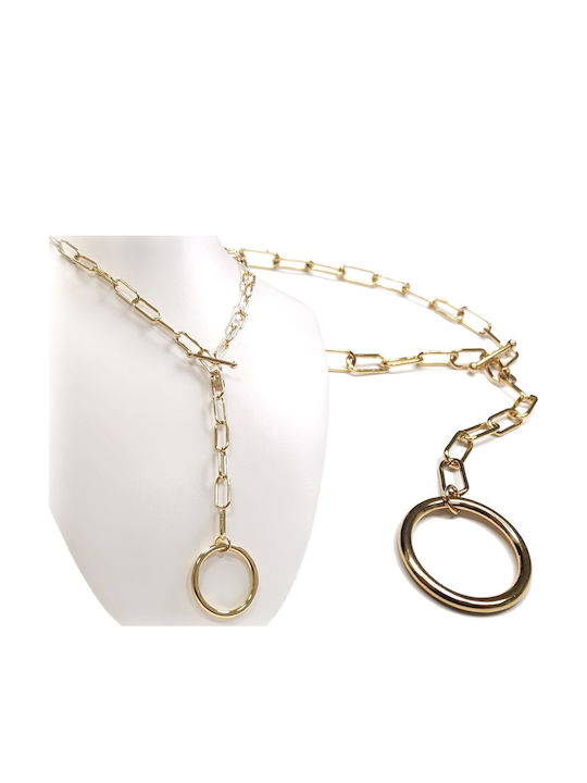 Isay Collection Choker από Επιχρυσωμένο Ατσάλι