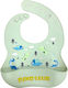 Beboulino Waterproof Bib Silicone with Pocket Mint