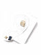 Isay Collection Set Ohrringe aus Stahl Vergoldet