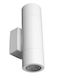 KT Lighting Επιτοίχιο Εξωτερικό Σποτ GU10 Διπλής Δέσμης