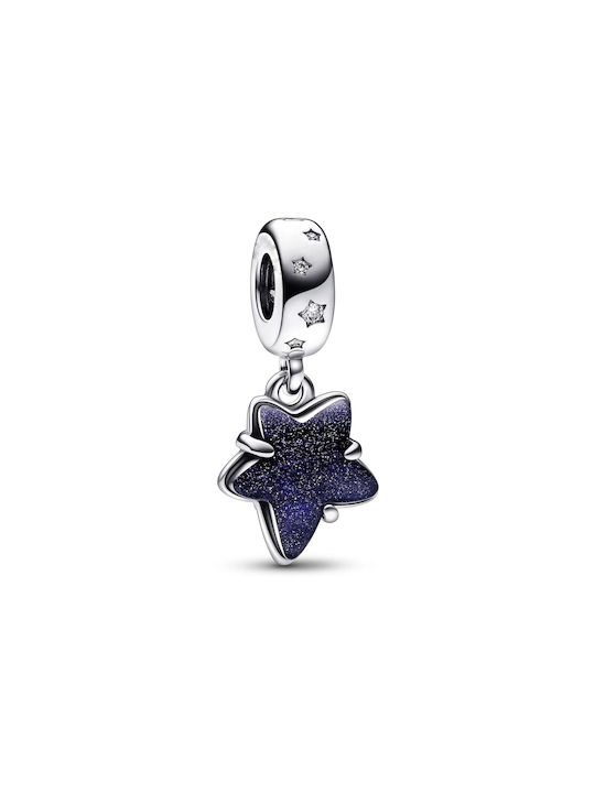 Charm Blue Star Silver 925 Kl118