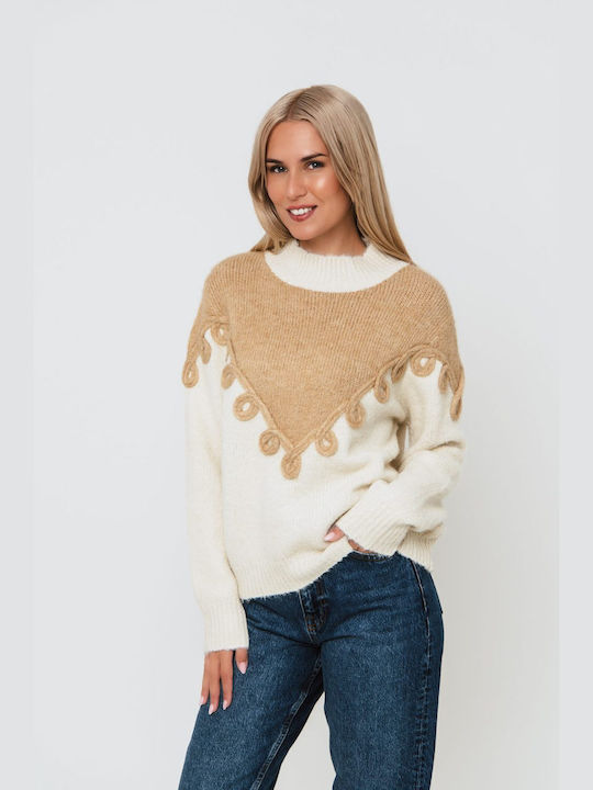 Freestyle Women's Sweater Woolen Beige