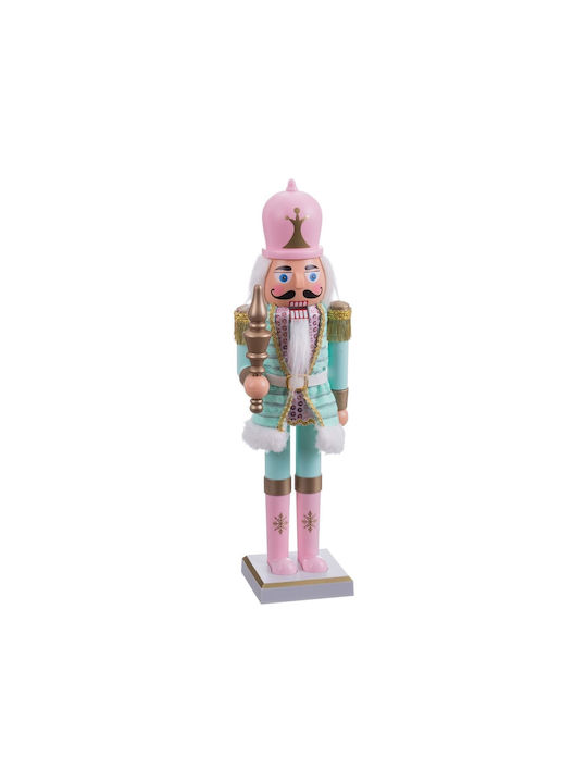 BigBuy Nutcracker de Crăciun Albastru Înălțime 38cm.