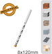 Ingco Diamond Drill with Cylindrical Shank for Masonry 8x120mm