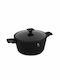 Berlinger Haus Matte Black Collection Deep Pot made of Aluminum 8lt / 30cm