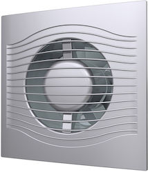 Вентилатор Era Slim 5c 125mm Сив Метал 10w 140cc/час 44pa 30 Dba