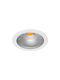 KT Lighting Einbau Spot mit integriertem LED und Warmweißes Licht Weiß 1Stück
