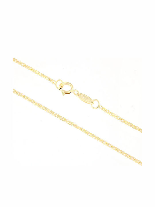 Ios Goldene Kette Nacken 14K Länge 50cm