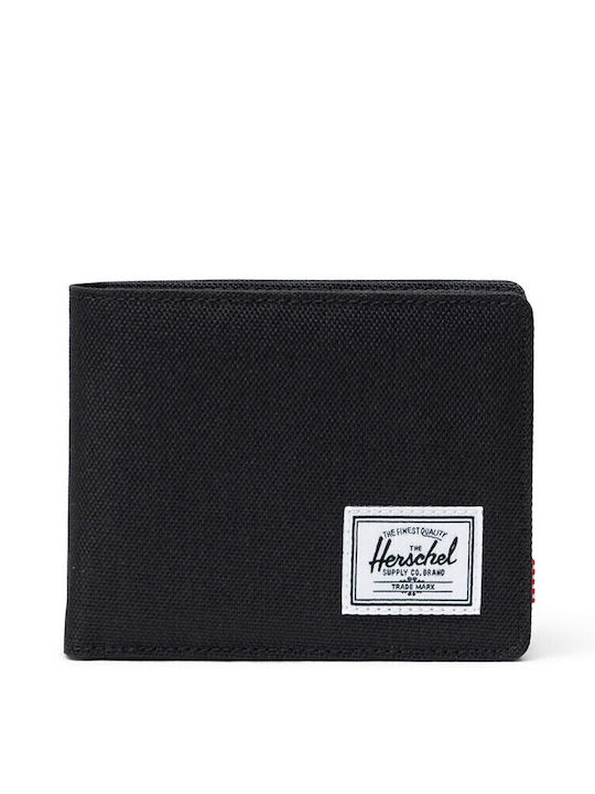 Herschel Roy Ανδρικό Πορτοφόλι με RFID Μαύρο