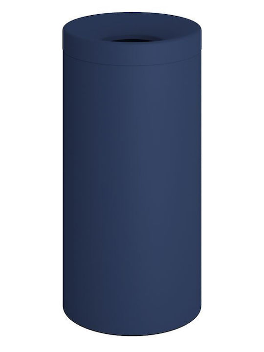 Pam & Co Καλάθι Απλύτων Μεταλλικό 65lt 34x34x70cm Μπλε
