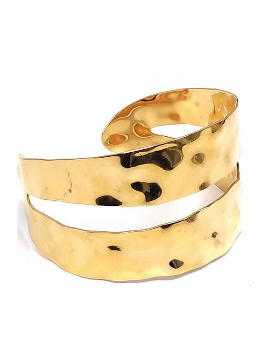 Isay Collection Дамско Гривна Белезници от Стомана Златно