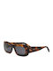 Celine Women's Sunglasses with Brown Tartaruga Plastic Frame and Gray Lens cl40294i-53A