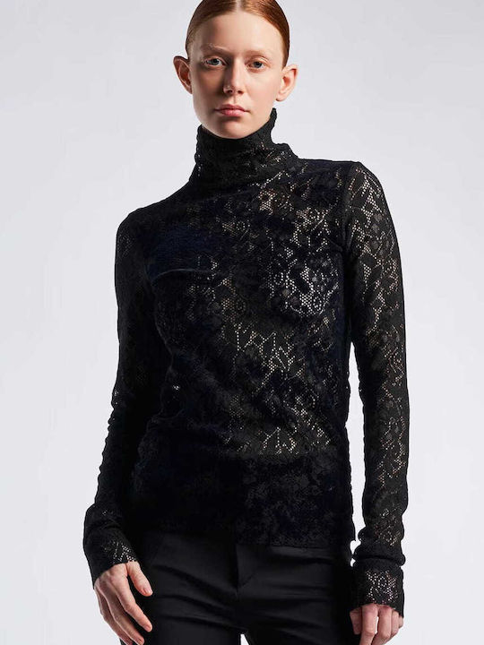 High Everyday Couture Blouse Black