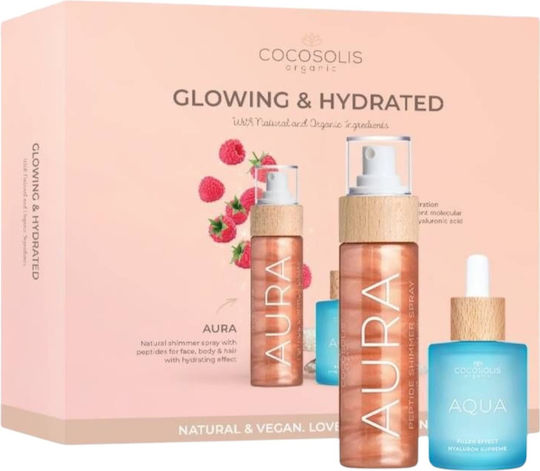 Cocosolis Glowing & Hydrated Комплект за грижа за кожата за Хидратация & Блясък 2бр