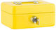 Sax Cash Box with Lock Yellow 815-99