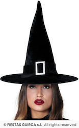 Black Velvet Witch Hat Halloween 13225