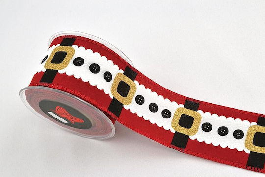 LiebeQueen Band Monochrom Rot 9meters mit Breite 67mm Babbo Natale Zon