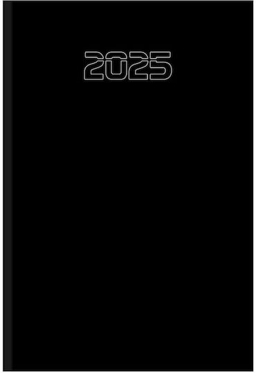 Innostat Daily Planner 2025 Black 17x25cm