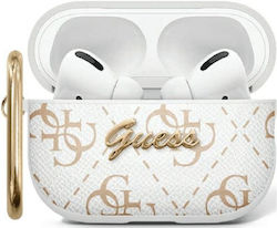 Калъф Apple Airpods Pro 2 Guess Cover Hook Guap2pg4gph Бял 3666339310646