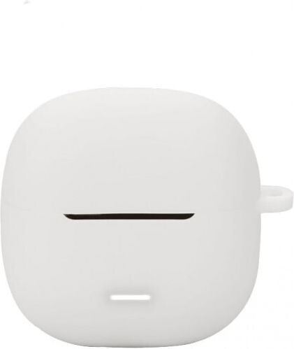 Husă din silicon cu carabinieră albă pentru Xiaomi Redmi Buds 6 Lite