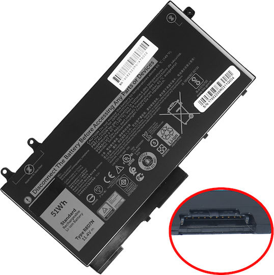 Dell Compatible Battery for Dell Latitude / Precision / Inspiron Dell Latitude 5400, 5410, 5500, 5510, Precision 3540, 3550, Inspiron 7590, 7591, 7791 with 4255mAh