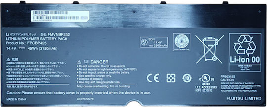Series Съвместима Батерия за Fujitsu LifeBook Fujitsu Lifebook U745, T935, T936, T904, T904U Серия с 3150mAh