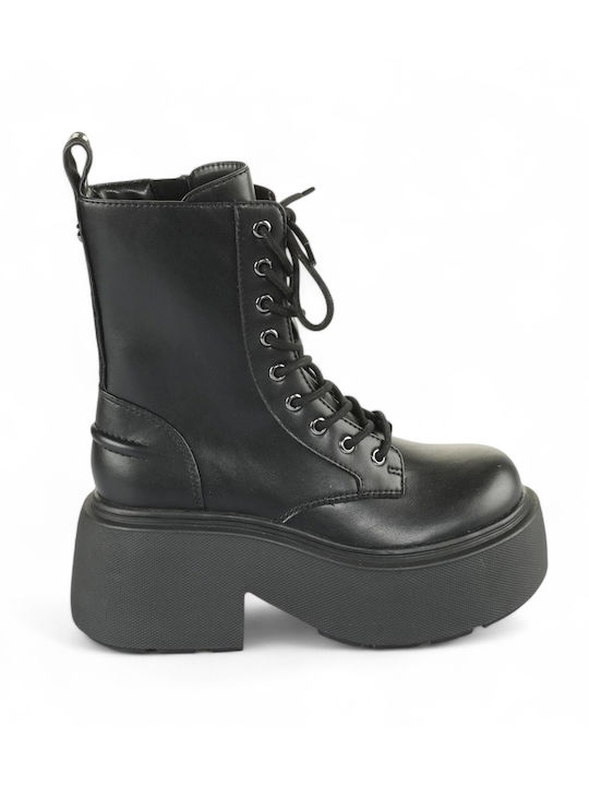 Buffalo Stiefeletten Damen Schwarz