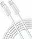Anker Regular USB 2.0 to micro USB Cable Λευκό 3m (A81F7G21) 1τμχ