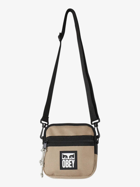 Herrentasche Schulter / Crossbody Beige